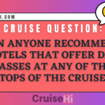 Can anyone recommend hotels that offer day passes at any of the stops of the cruise?