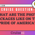 What are the photo packages like on the Pride of America?