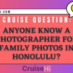 Anyone know a photographer for family photos in Honolulu?